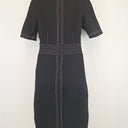 Second-Hand - Country Road Modern Contrast Stitch Midi Dress Size S - SwapUp