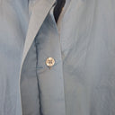 Second-Hand - ROMY Capri Blue Luxe Button Up Shirt Size M - SwapUp