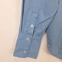 Second-Hand - ROMY Capri Blue Luxe Button Up Shirt Size M - SwapUp