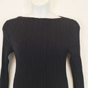 Second-Hand - Pilgrim Black Ribbed Knit Dress Size XL - SwapUp