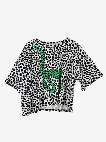 Gorman Abstract Polka Dotted Leopard T-shirt Size 20