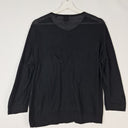 Second-Hand - David Lawrence Effortless Sheer Button Up Cardi Top Size XL - SwapUp
