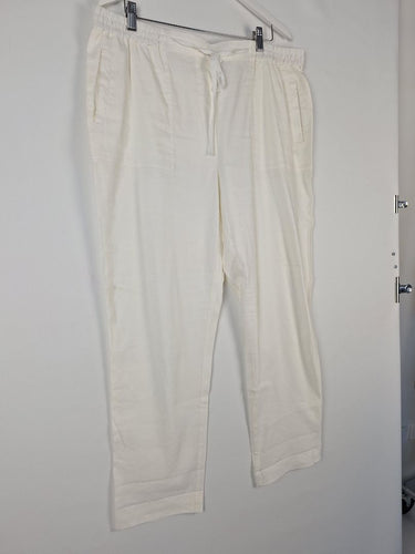 Second-Hand - Sportscraft Classic Summer Linen Blend Pants Size 16 - SwapUp