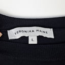 Second-Hand - Veronika Maine Black Ultrafine Knit Top Size L - SwapUp