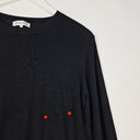 Second-Hand - Veronika Maine Black Ultrafine Knit Top Size L - SwapUp