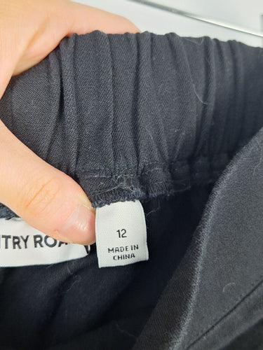 Second-Hand - Country Road Sleek Black Ponte Pants Size 12 - SwapUp