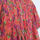 Second-Hand - Megan Park Soft Peachy Floral Blur Blouse Size S - SwapUp
