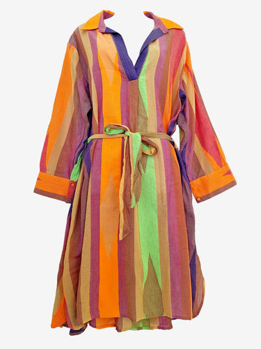 Stella + Gemma Vibrant Woven Summer Dress Size M