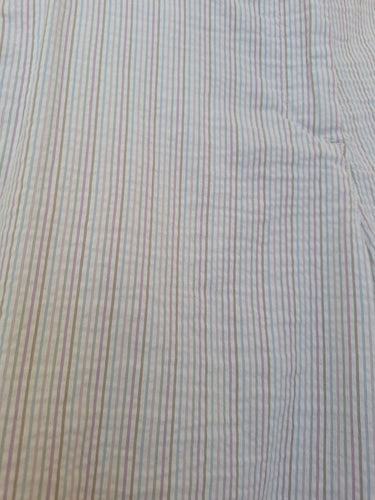 Second-Hand - Blue Illusion Soft Pastel Stripe Ankle Pants Size M - SwapUp