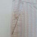 Second-Hand - Blue Illusion Soft Pastel Stripe Ankle Pants Size M - SwapUp