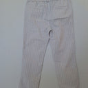 Second-Hand - Blue Illusion Soft Pastel Stripe Ankle Pants Size M - SwapUp