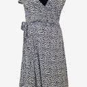 Second-Hand - David Lawrence Abstract Petal Cross Bodice Midi Dress Size XL - SwapUp