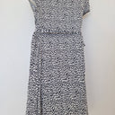 Second-Hand - David Lawrence Abstract Petal Cross Bodice Midi Dress Size XL - SwapUp
