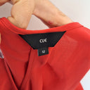Second-Hand - Cue Crimson Soft Pleat Top Size 12 - SwapUp