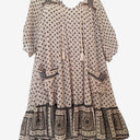 Second-Hand - Free People Paisley Floaty Mini Dress Size S - SwapUp