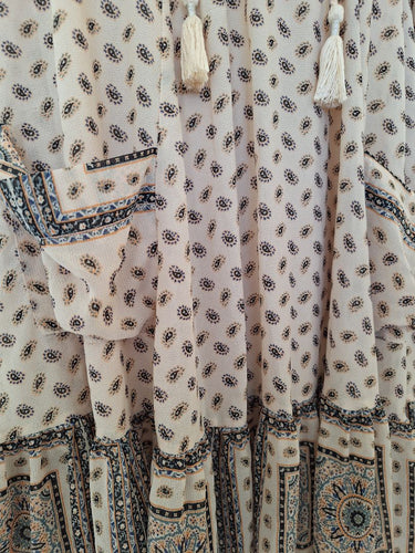 Second-Hand - Free People Paisley Floaty Mini Dress Size S - SwapUp