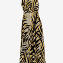 Second-Hand - White Suede One Shoulder Tropical Maxi Dress Size 6 - SwapUp