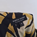Second-Hand - White Suede One Shoulder Tropical Maxi Dress Size 6 - SwapUp