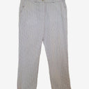 Second-Hand - Blue Illusion Soft Pastel Stripe Ankle Pants Size M - SwapUp