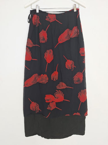 Second-Hand - Veronika Maine Dark Romance Layer Wrap Skirt Size 10 - SwapUp
