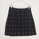 Second-Hand - Country Road Wool Blend Tweed Check Mini Skirt Size 12 - SwapUp