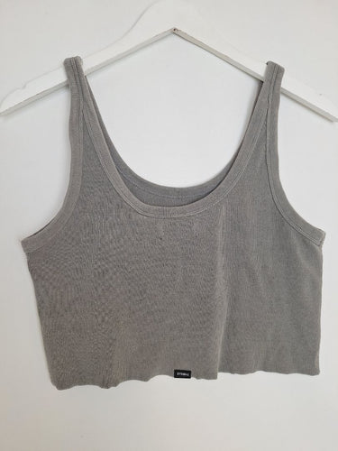 Second-Hand - Thrills Ribbed Crop Logo Top Size 14 - SwapUp