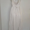 Second-Hand - Assorted Brands White Lace Maxi Dress Size M - SwapUp