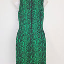 Second-Hand - Alice + Olivia Emerald Snake Mini Dress Size 8 - SwapUp