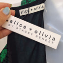 Second-Hand - Alice + Olivia Emerald Snake Mini Dress Size 8 - SwapUp