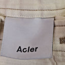 Second-Hand - Acler Cream Gold Button Mini Skirt Size 10 - SwapUp