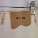 Second-Hand - Acler Cream Gold Button Mini Skirt Size 10 - SwapUp
