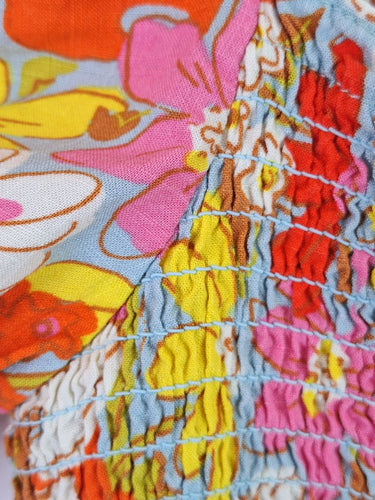 Second-Hand - Mister Zimi Groovy Puff Sleeve Top Size 8 - SwapUp