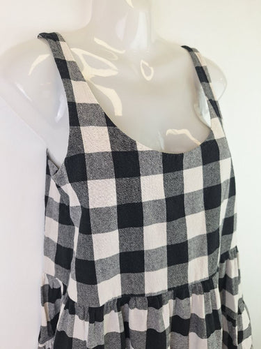 Second-Hand - Mister Zimi Gingham Cute Mini Dress Size 8 - SwapUp