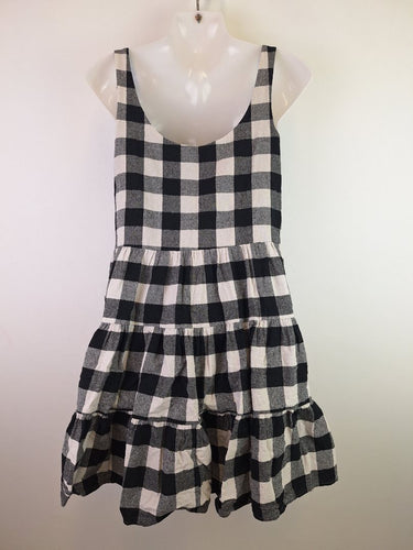Second-Hand - Mister Zimi Gingham Cute Mini Dress Size 8 - SwapUp
