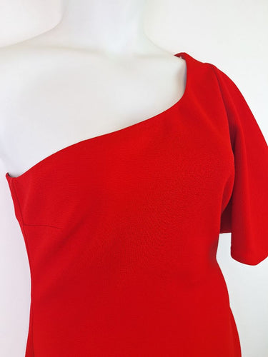 Second-Hand - Pilgrim Garnet One Shoulder Dress Size 12 - SwapUp