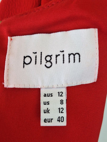 Second-Hand - Pilgrim Garnet One Shoulder Dress Size 12 - SwapUp