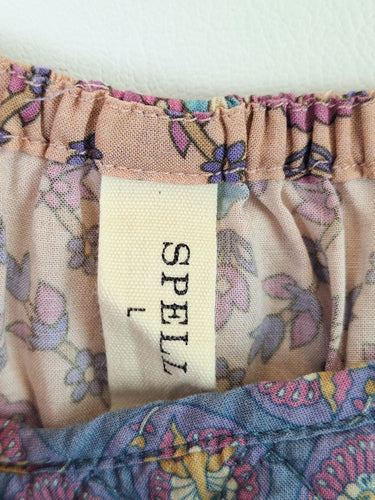 Second-Hand - Spell Peacock Floaty Cami Top Size L - SwapUp