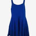 Second-Hand - Sheike Admiral Blue Linen Blend Mini Dress Size 10 - SwapUp