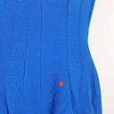 Second-Hand - Sheike Admiral Blue Linen Blend Mini Dress Size 10 - SwapUp