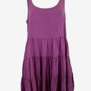 Second-Hand - Mister Zimi Lavender Polka Texture Mini Dress Size 8 - SwapUp
