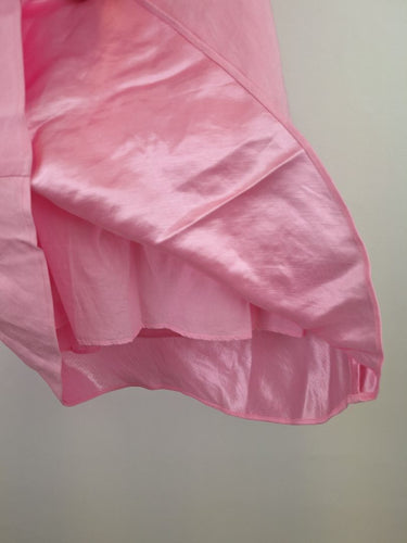 Second-Hand - Aje Bon Bon Pink Draped Slip Mini Dress Size 6 - SwapUp