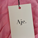 Second-Hand - Aje Bon Bon Pink Draped Slip Mini Dress Size 6 - SwapUp