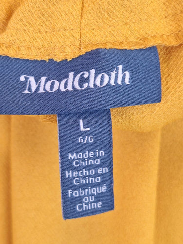 Second-Hand - Modcloth Honey Pleated Everyday Midi Skirt Size L - SwapUp