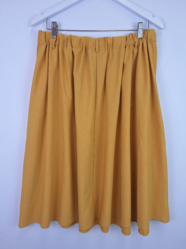 Second-Hand - Modcloth Honey Pleated Everyday Midi Skirt Size L - SwapUp