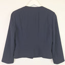 Second-Hand - Assorted Brands Navy Tailored Single Clasp Blazer Size 12 - SwapUp