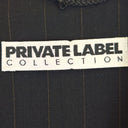 Second-Hand - Private Label Collection Classic Pinstriped Work Blazer Size M - SwapUp