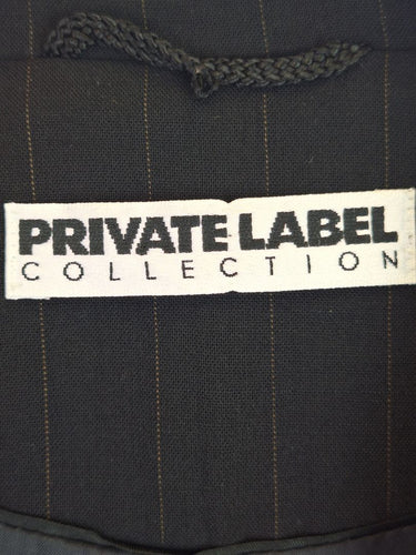 Second-Hand - Private Label Collection Classic Pinstriped Work Blazer Size M - SwapUp