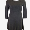 Second-Hand - French Connection Smart Grey Marle Warm Midi Dress Size 12 - SwapUp