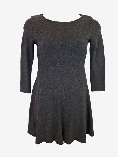 Second-Hand French Connection Smart Grey Marle Warm Midi Dress Size 12 –  SwapUp