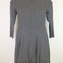 Second-Hand - French Connection Smart Grey Marle Warm Midi Dress Size 12 - SwapUp
